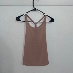 Open Back Racerback Workout Tank Top